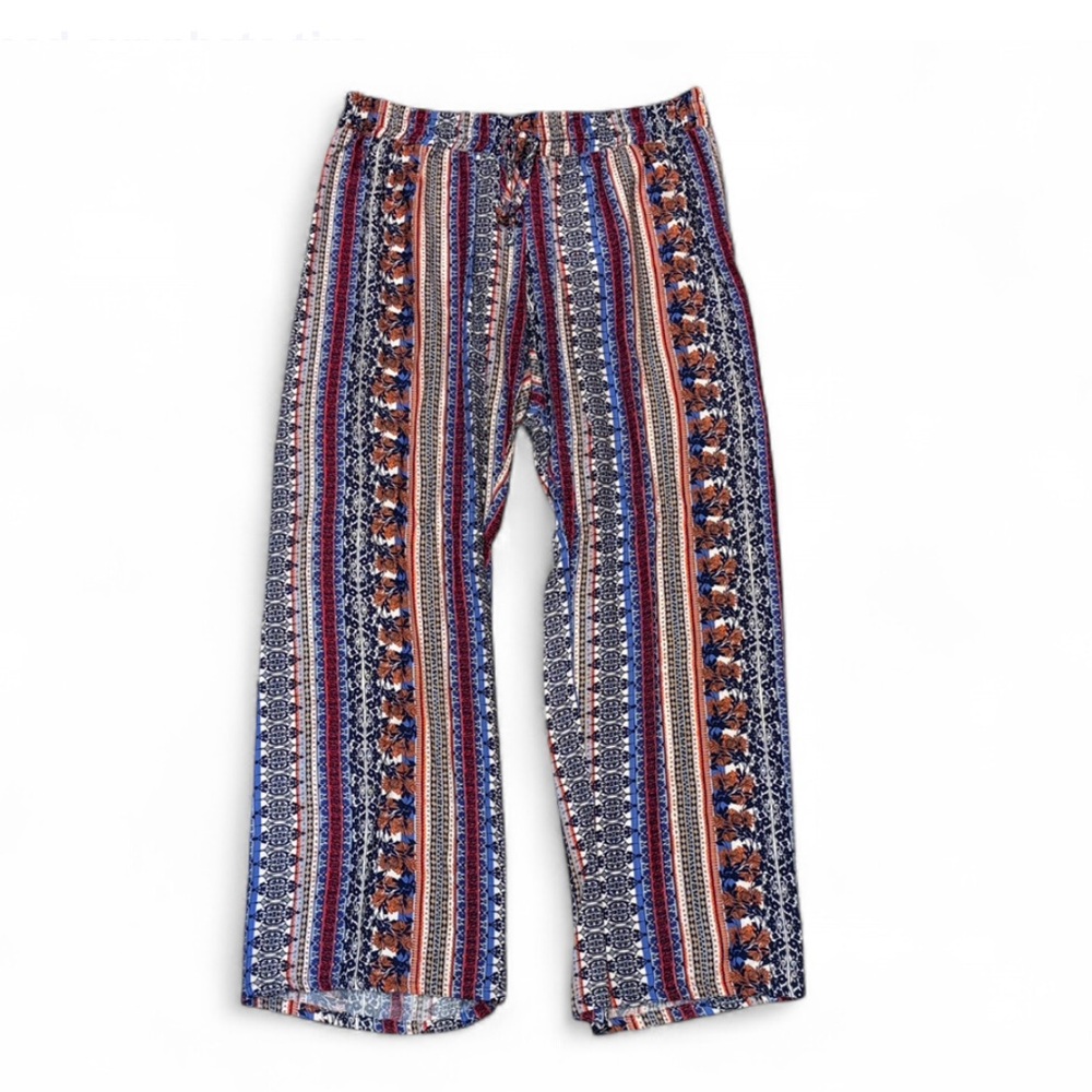 BeBop Colorful Patterned Straight Leg Pants